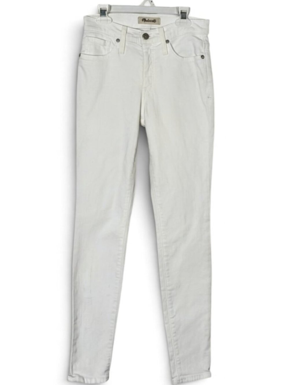 MADEWELL Women's 9" High Rise Skinny Jeans Size 25 White